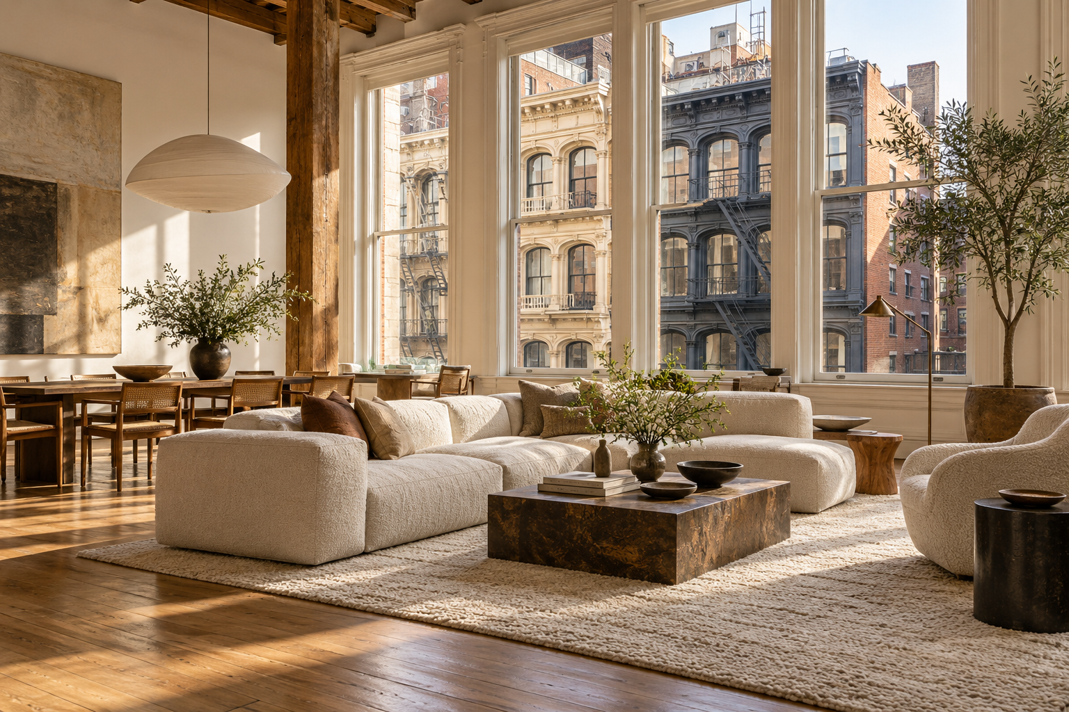 Sunlit New York residence